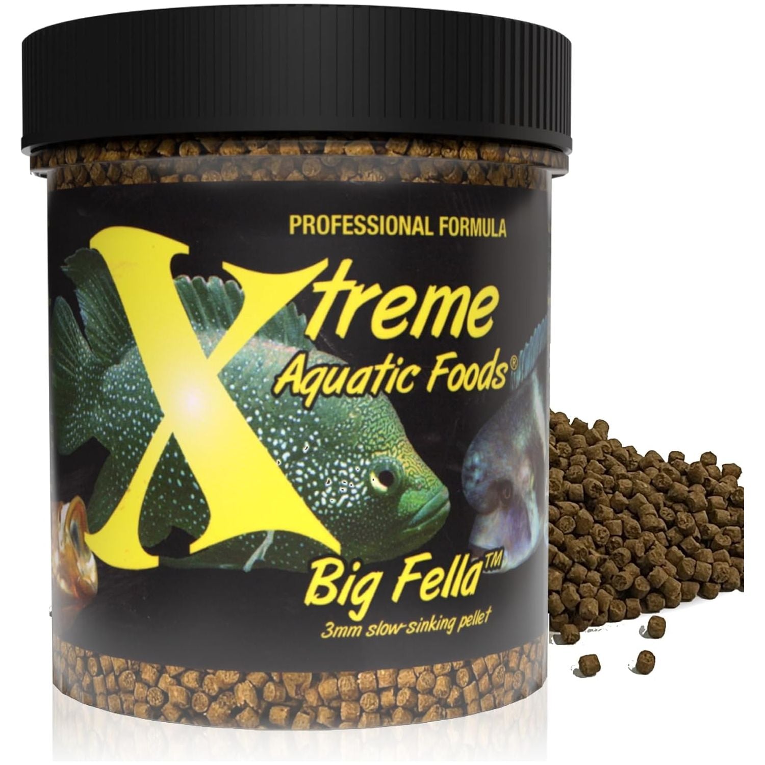 Xtreme Aquatic Foods Wrigglers 1mm Krill-Based Sinking 4 oz