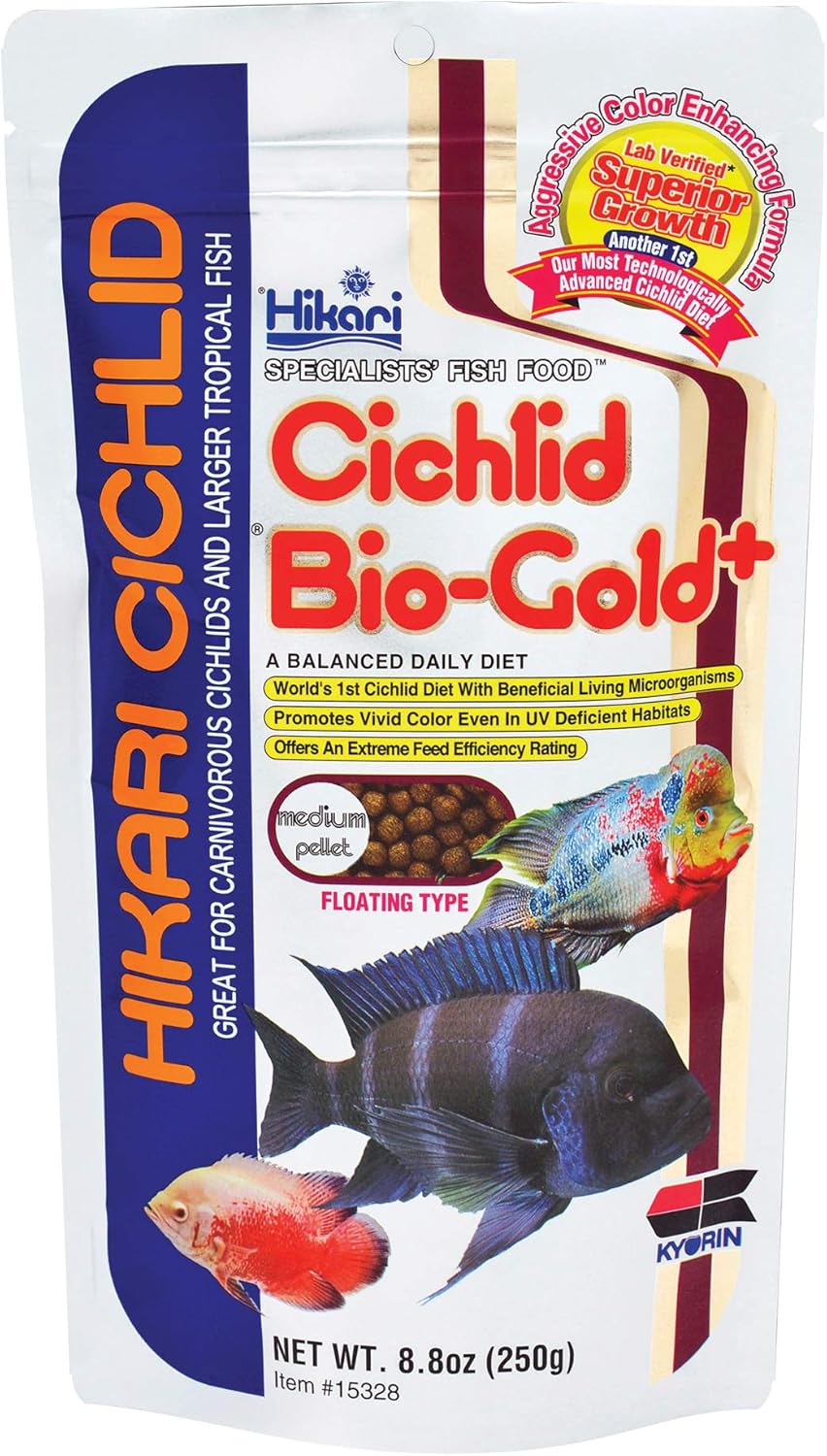 Hikari | Cichlid Bio-Gold+ Medium / 8.8oz (250g) 042055153287 Super Cichlids