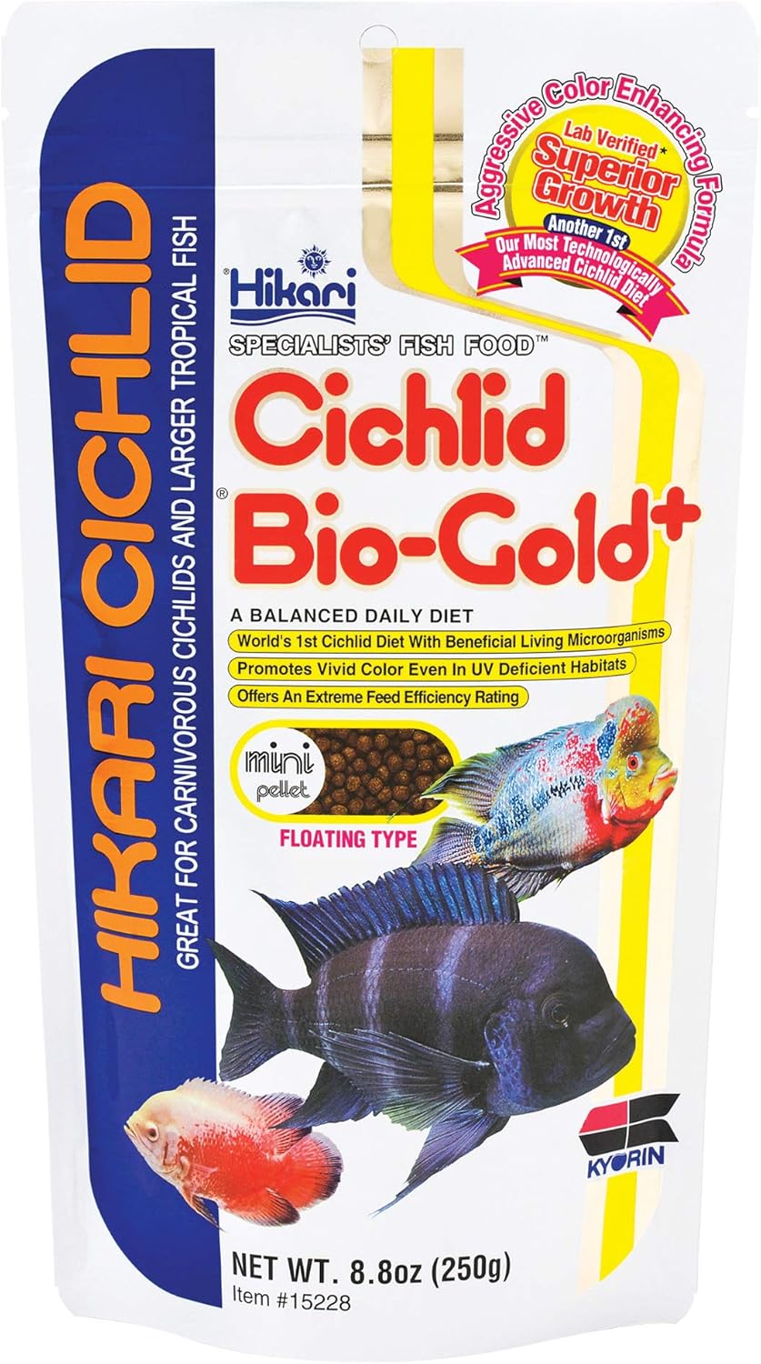 Hikari | Cichlid Bio-Gold+ Mini / 8.8oz (250g) 042055152280 Super Cichlids