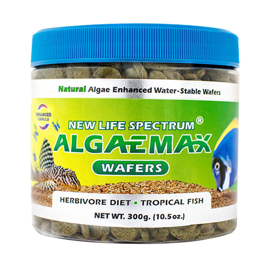 New Life Spectrum Algaemax Wafers – 12mm Sinking Wafers 12-12.5mm / 300g 817987023454 Super Cichlids