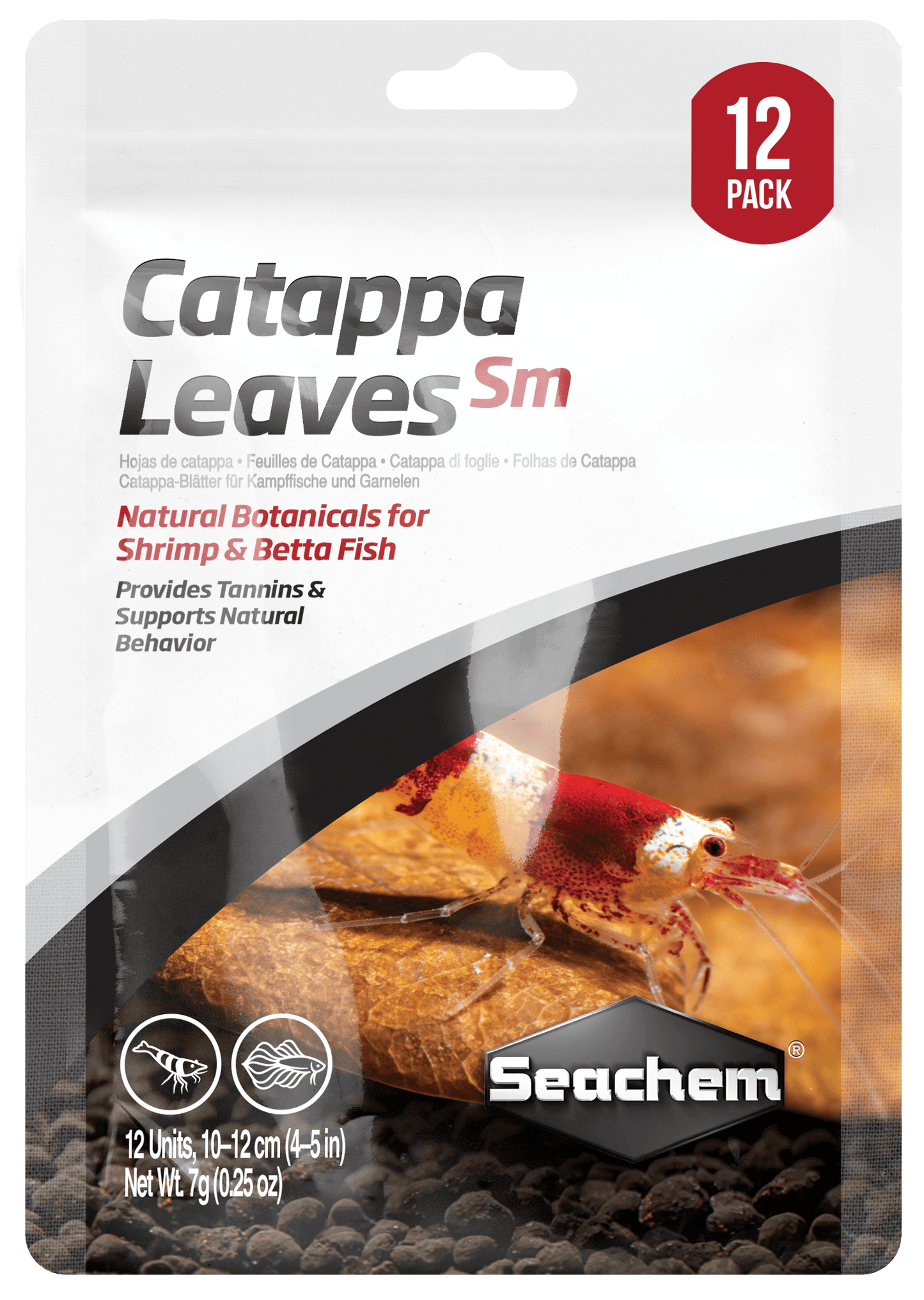 Seachem | Catappa Leaves Small (12 Pack) 001160000862 Super Cichlids