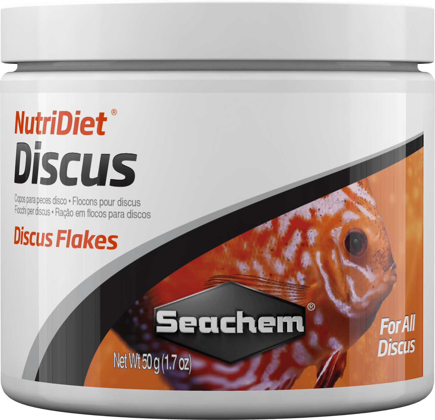 Seachem NutriDiet Discus Flakes – Premium Nutrition for Vibrant & Healthy Discus 1.7 oz 000116011334 Super Cichlids