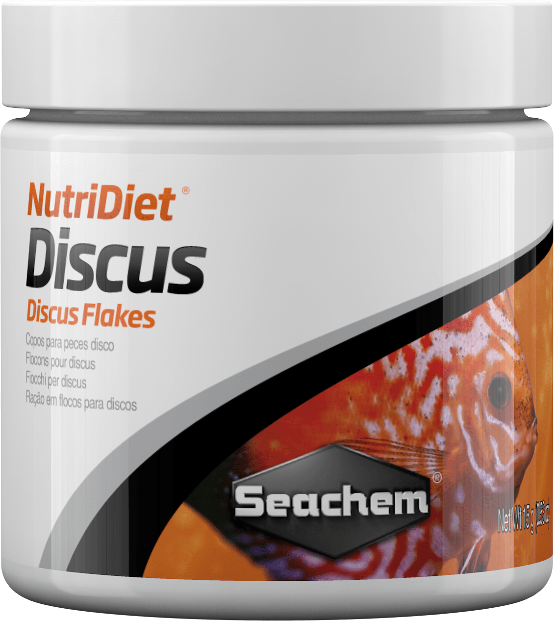 Seachem NutriDiet Discus Flakes – Premium Nutrition for Vibrant & Healthy Discus .5 oz 000116113106 Super Cichlids