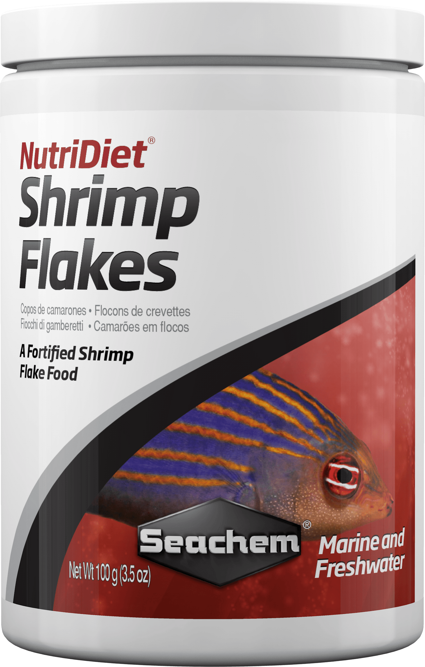 Seachem NutriDiet Shrimp Flakes – The Ultimate Superfood for Your Shrimp 3.5 oz 000116011242 Super Cichlids