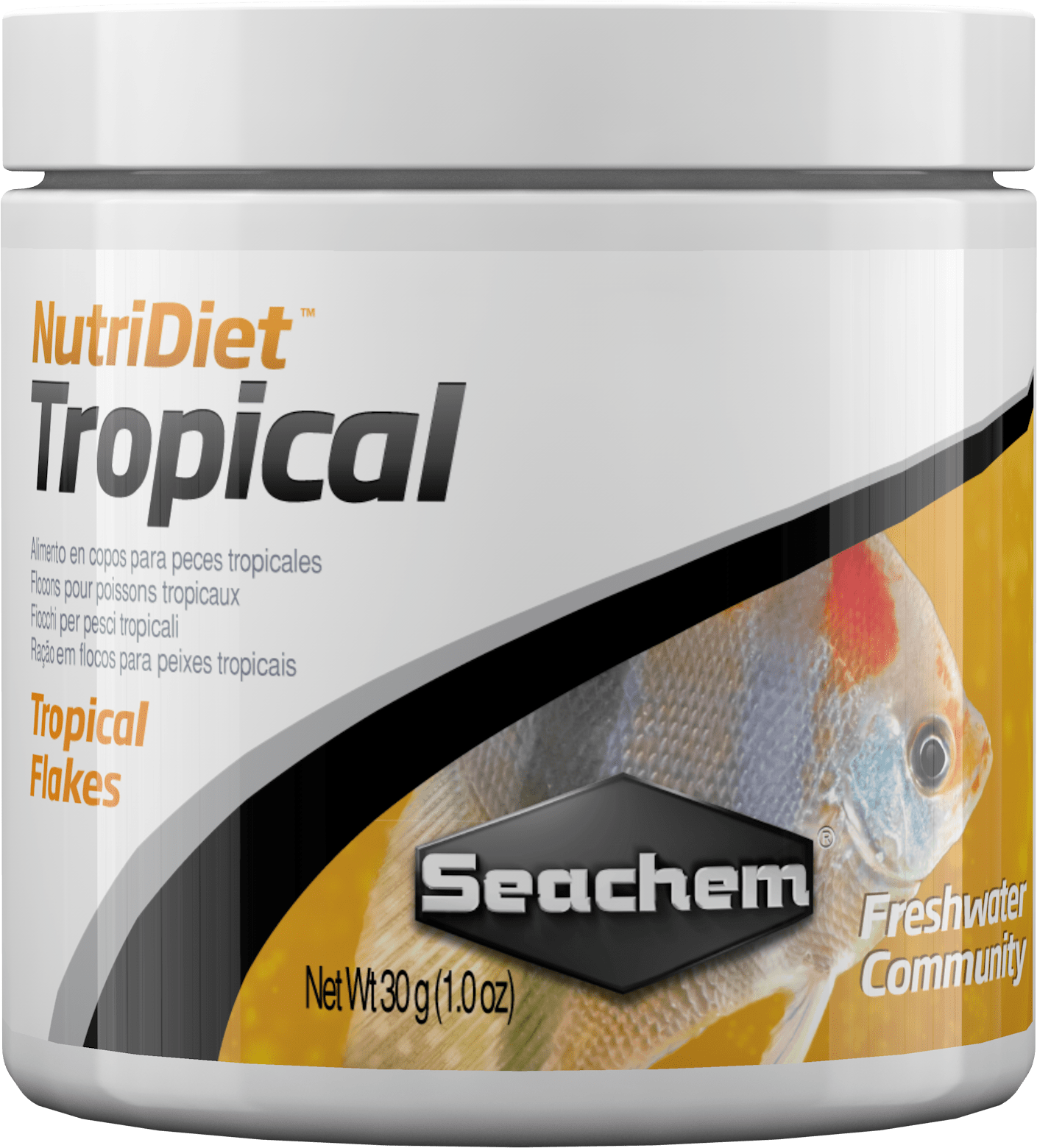 Seachem NutriDiet Tropical Flakes – Complete Nutrition for Vibrant, Healthy Fish 1 oz 000116108201 Super Cichlids