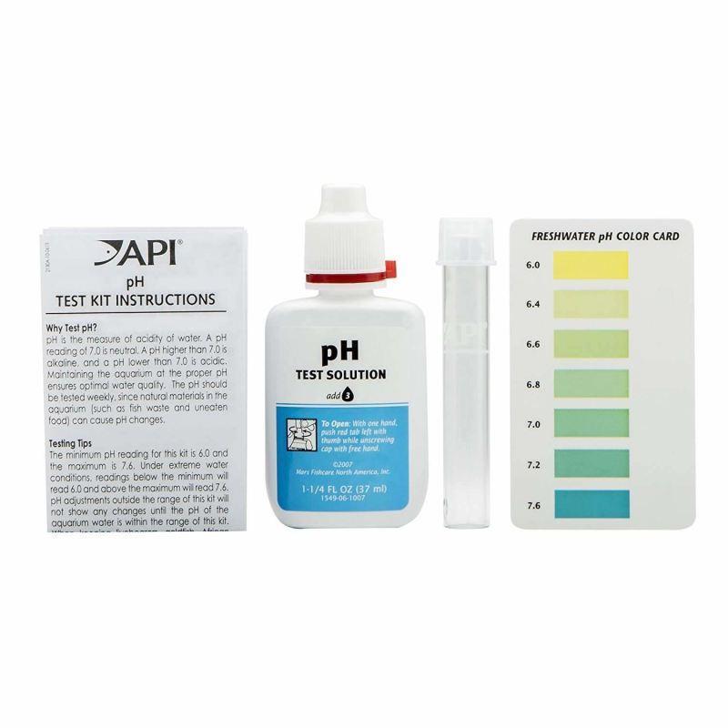 API Api Freshwater Ph Test Kit, 250 Tests Per Kit, 68 G, 1 Piece :  : Pet Supplies