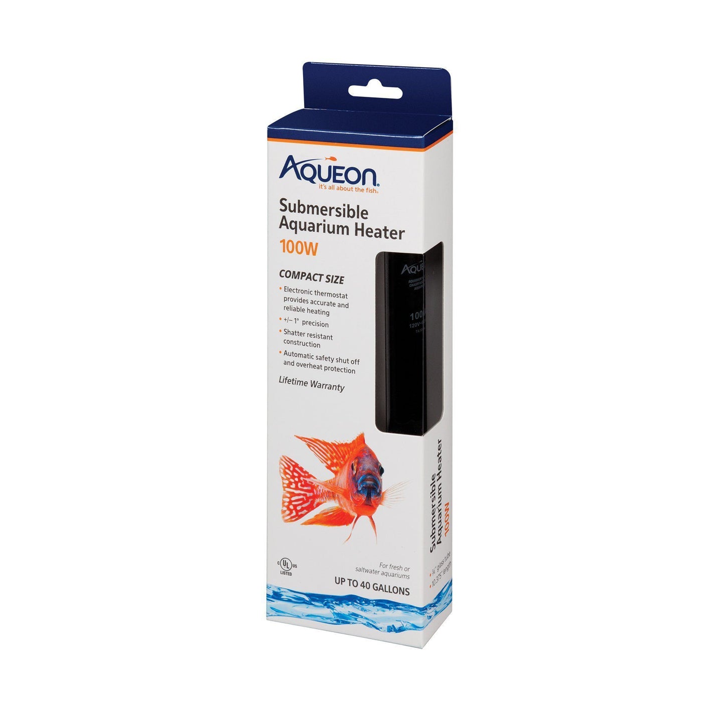 Aqueon | Submersible Aquarium Heater 100w 015905000307 Super Cichlids